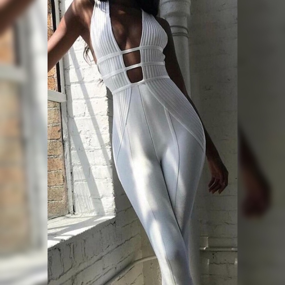 Summer Nights Fitted Bodycon Jumpsuit